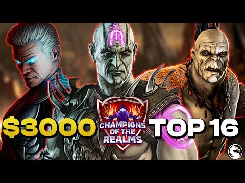 Champions of the Realms - $3000 Top 16 Mortal Kombat X Tournament! (Day 1)
