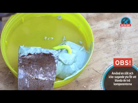 Liten rötskada I fönsterkarm. Så här fixar du det