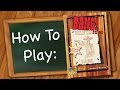 How to play BANG!