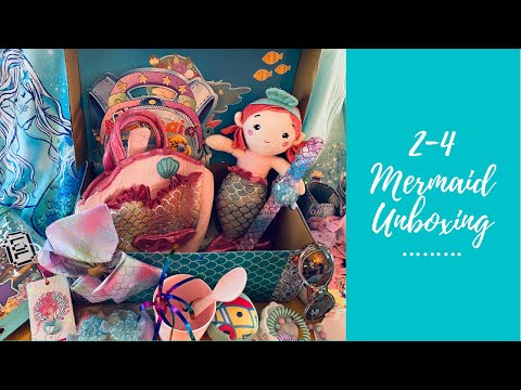 Operation Christmas Child OCC Girls 2-4 Mermaid Shoebox Unboxing 2021