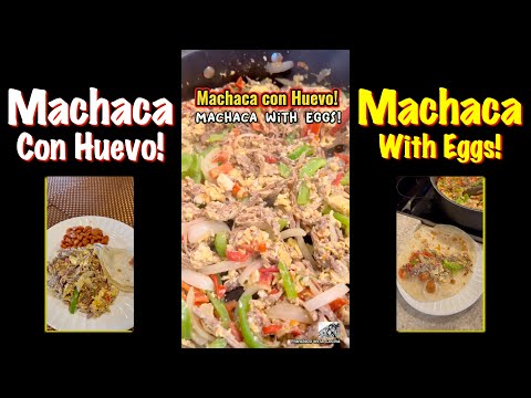 Machaca con Huevo - Como hacer Machaca con Huevo - Receta de Machaca con Huevo