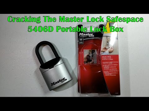 Cracking the Master Lock Safespace 5406D Portable Lock Box