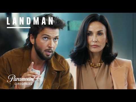 Charlie Meets With M-Tex | Landman | Paramount+