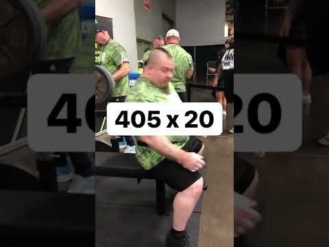 Powerlifter Jimmy Kolb Smashed A 405 lbs Raw Bench Press With Insane 20 Reps