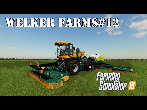 Contract for 300 wrapped bales.Farming simulator 19.Time-lapse.