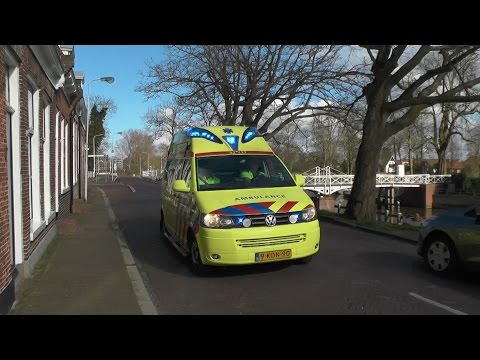 A1, Silverline Ambulance 02-117 Metslawier naar Huisartsenpost Dokkum