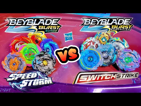 Beyblade Burst SwitchStrike vs SpeedStorm - Hasbro Surge vs Evolution Elimination Tournament