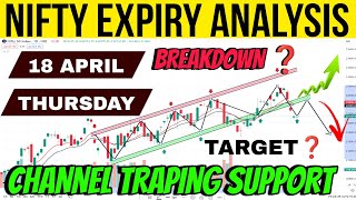 NIFTY ANALYSIS AND BANKNIFTY PREDICTION FOR TOMORROW 18 APRIL 2024 | TOMORROW MARKET ANALYSIS