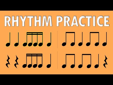 Beginner Rhythm Reading Practice | 8th & 16th Notes 👏