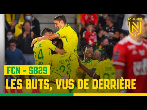 FC Nantes - Stade Brestois 29 : les buts, vus de derrière