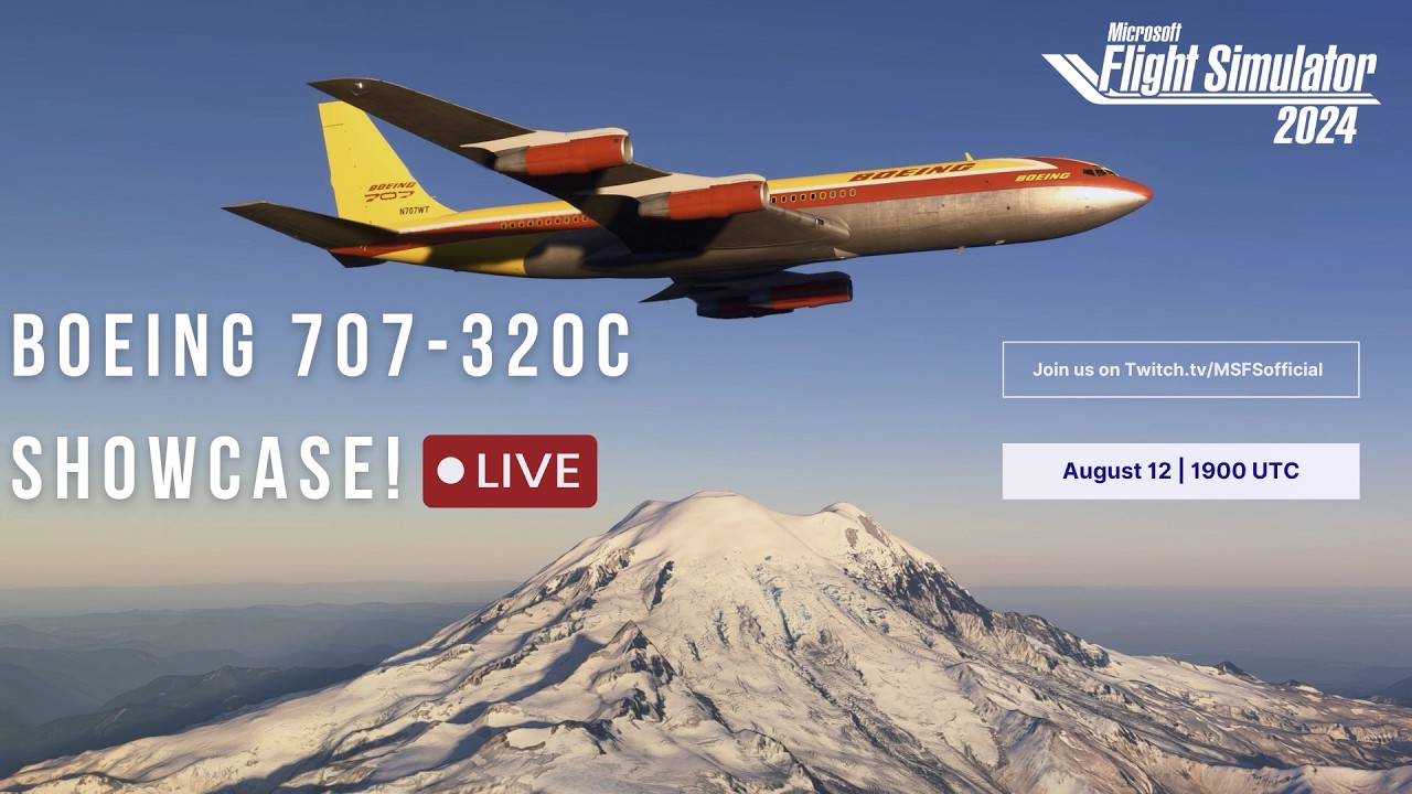 Boeing 707 Showcase Livestream