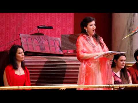 Monika Medek, Soprano sings GEBETSFAHNEN - 1. SINFONIE, Vijay Upadhyaya