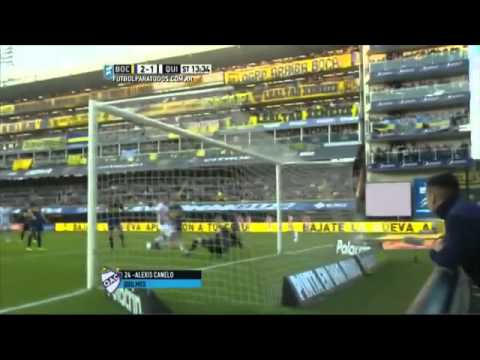Boca 2 - Quilmes 1 Gol Alexis Canelo / Fecha 17 Torneo Julio H. Grondona 2015