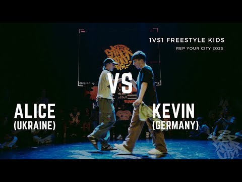 Rep. Your City 2023 - 1vs1 - Freestyle Kids Battle (Top 4) - Alice vs. Kevin