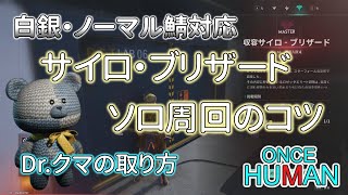【ONCE HUMAN】白銀サイロブリザード　ソロ周回のコツ