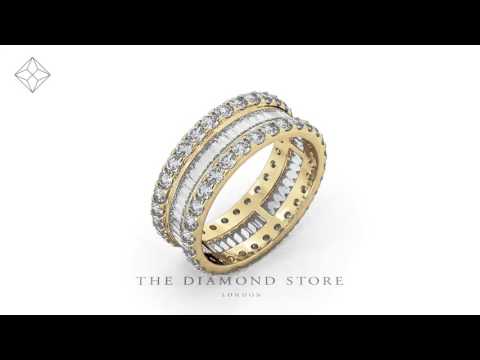 HG49 - Eternity Ring Katie 18K Gold Diamond 3.00Ct