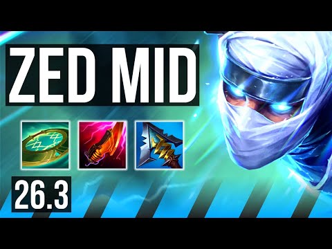 ZED vs MASTER YI (MID) | KR Master | 26.3