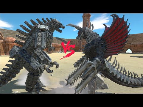 MECHAGODZILLA 2021 VS GIGAN FINAL WARS - Animal Revolt Battle Simulator