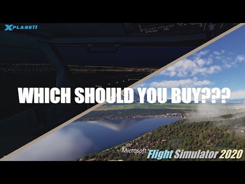 X-Plane 11 vs Microsoft Flight Simulator 2020!