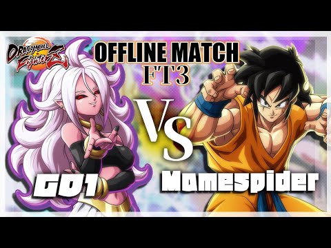 【DBFZ】GO1 new team, GO1 VS Mamespider FT3 Offline match