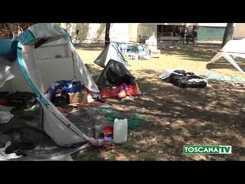 2020-09-03 MASSA - ALBERO SU TENDA, VIDEO DIMOSTRA NO TROMBA D'ARIA