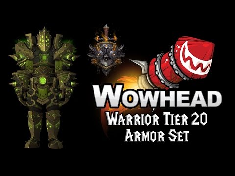 Warrior Tier 20 Armor Set - Titanic Onslaught Armor