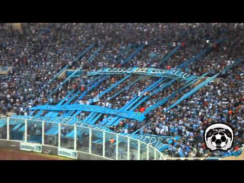 "Belgrano 0 Rafaela 0 - Compacto e hinchada." Barra: Los Piratas Celestes de Alberdi &bull; Club: Belgrano