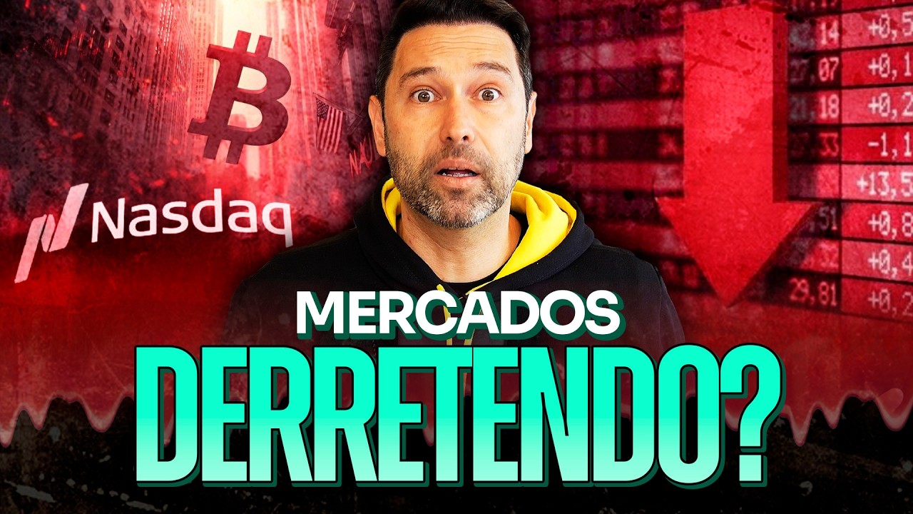 MERCADOS DERRETENDO EM 2025 | A QUEDA DA IA, BITCOIN E BOLSAS GLOBAIS: É O COMEÇO DO PÂNICO?