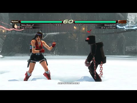 13 Julia Chan (Ruby) VS Mokujin - Tekken 6 ( Uchiha x24 ) Gameplay PS3