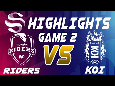Movistar Riders vs KOI Game 2 Highlights - LEAGUE OF LEGENDS - SUPERLIGA Playoffs