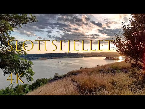 4K Walking Tour at Slottsfjellet | Golden Hour Stroll in Tønsberg, Norway