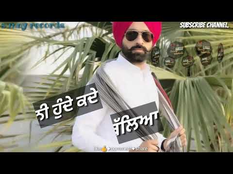 Parwah ni kridi song |rupinder handa |latest song video whatsapp video |status story |sunny records.