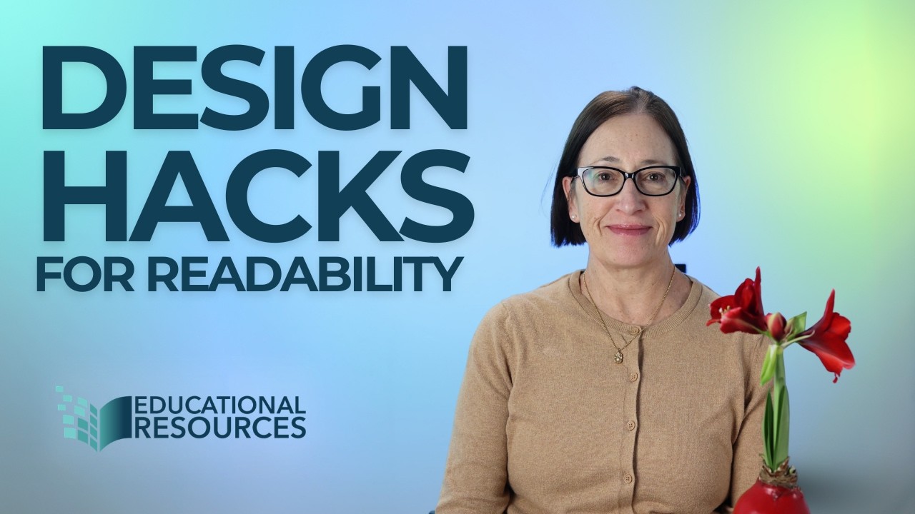 Design Hacks for Readability - APS Quick Tips #181