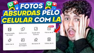 🔥COMO EDITAR FOTOS NO CELULAR COM I.A! (FÁCIL E RÁPIDO)