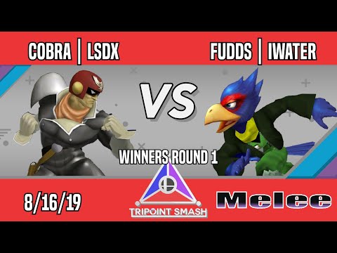 Tripoint Smash 73 - Winners Round 1 - COBRA | LSDX(Captain Falcon) Vs. Fudds | iWater(Falco)