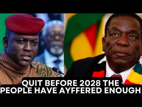 Emmerson talks as Ibrahim Traoré Sends a Strong Message to Zimbabwe and it's President (Mnangagwa)