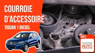 Youtube thumbnail of video "Changer la Courroie d'Accessoire Tiguan 1 2.0 TDI 🚗"