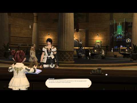 #1 Final Fantasy 14 First Quests in Ul'dah. (Starting the game as Pugilist)