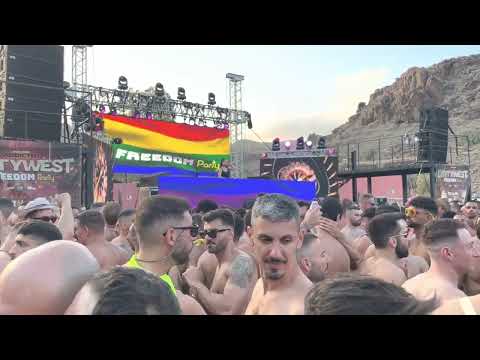 DJ LYDIA SANZ ,MASPALOMAS GAY PRIDE 2022 , DIRTY WEST PARTY , FREEDOM  FESTIVAL