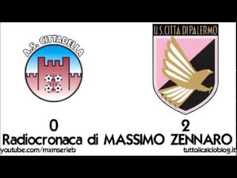Cittadella-Palermo 0-2 - Radiocronaca di Massimo Zennaro (13/5/2014) da Radiouno RAI