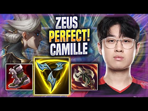 ZEUS PERFECT GAME WITH CAMILLE! - T1 Zeus Plays Camille TOP vs Yone! | Season 2022