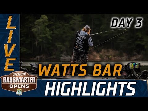 Highlights: Day 3 action at Watts Bar (Bassmaster Opens)