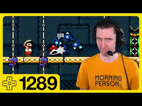 MORNING MARIO #1289 | "1-3 Spikeball Tower"