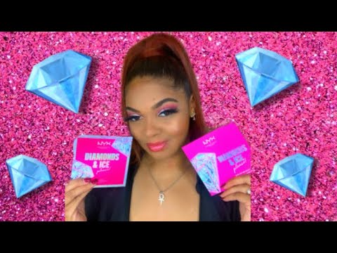 NYX Diamonds & Ice Please Collection Review & Tutorial 💎