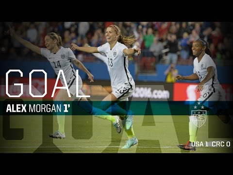 WNT vs. Costa Rica: Alex Morgan Goal - Feb.10, 2016