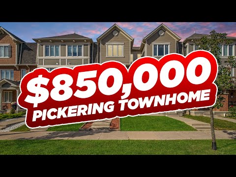 Pickering Real Estate | Townhouse for under $900,000 | Walkthrough of 20-1725 Pure Springs Boulevard