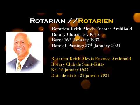 Rotary District 7030: 2021 Conference Day 1 - In Memoriam