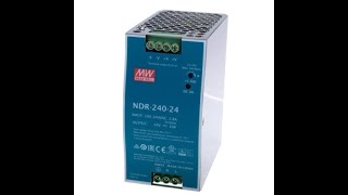 Mean Well NDR-240-24 Zdroj na DIN 240W 24V
