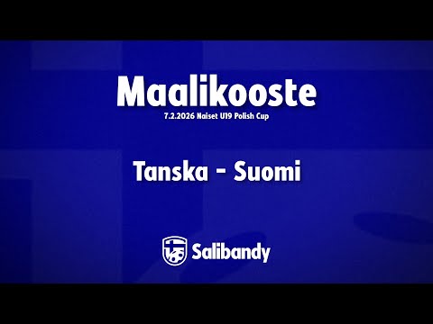 Maalikooste: Tanska - Suomi (Naiset U19)
