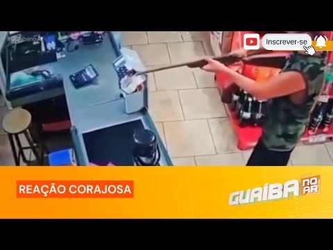 Comerciante desarma assaltante armado com rifle